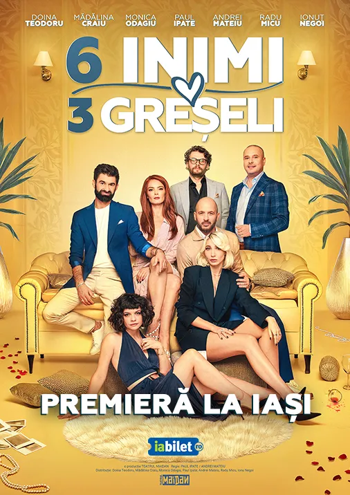 Spectacolul "6 Inimi, 3 Greșeli"