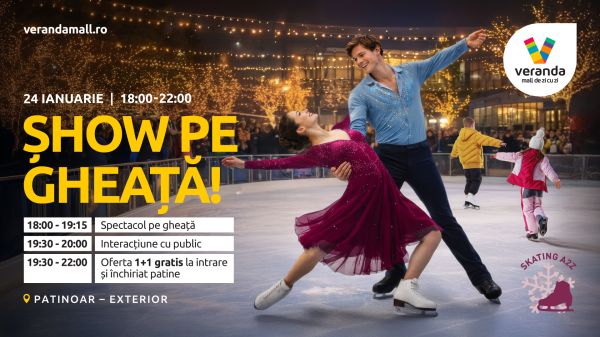 Spectacol pe gheață la Veranda Mall – un eveniment în premieră!