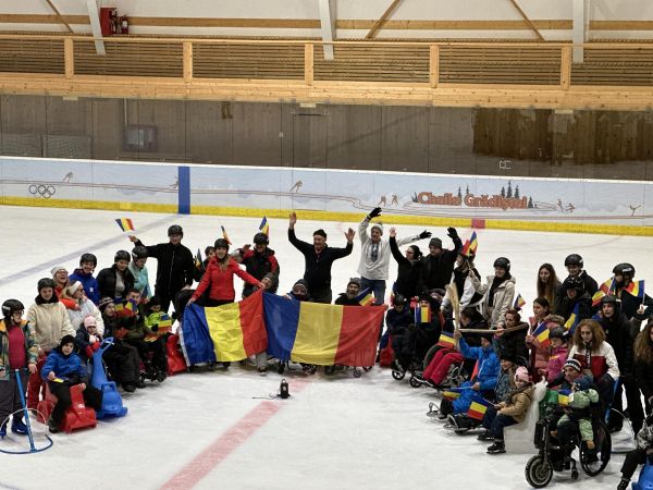 Hora Unirii, pe patinoar