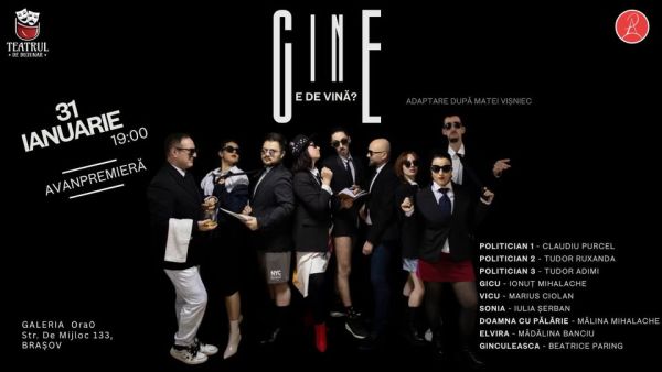 Avanpremieră | Cine e de vină? | Spectacol de teatru imersiv