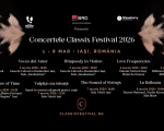 Classix Festival 2026 – Art & Mind. Programul complet al concertelor