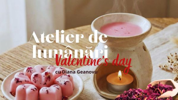 Atelier de lumânări Valentine's day