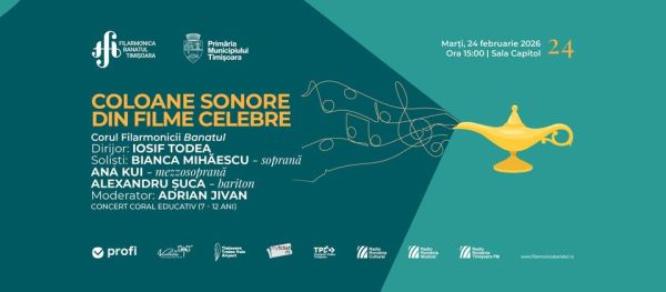 COLOANE SONORE DIN FILME CELEBRE | Recital educativ (7–12 ani) | Dirijor: Iosif Todea