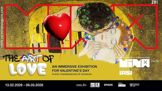The Art of Love: expoziție imersivă de Ziua Îndrăgostiților