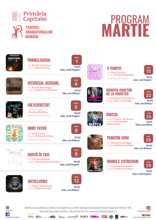 Spectacolul: "8 MARTIE"