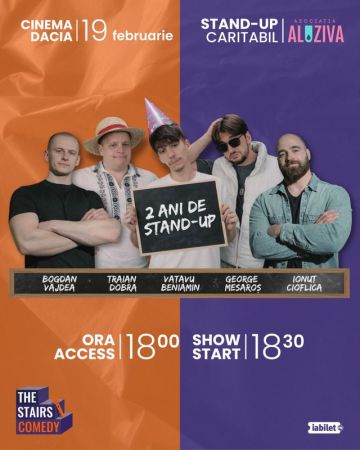 The Stairs Comedy - Stand-up Comedy Caritabil