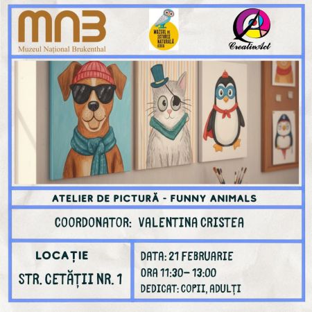 Atelier de pictură – Funny Animals