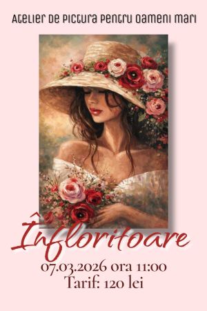 Înfloritoare - atelier de pictură pentru adulți