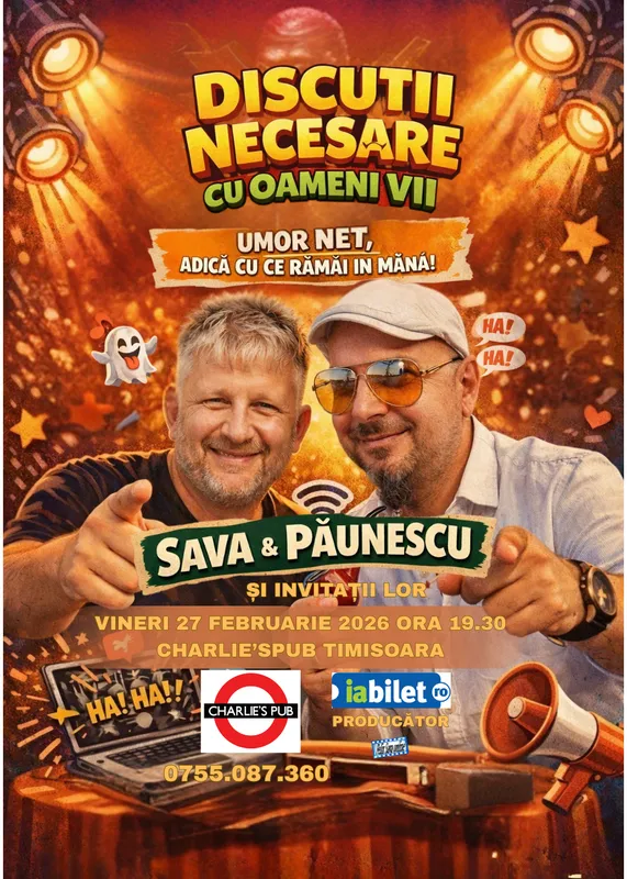 Discutii necesare cu oameni vii - cu Sava si Păunescu