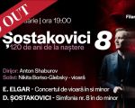Șostakovici 8: Concert cu Anton Shaburov, Nikita Boriso-Glebsky și orchestra Filarmonicii Brașov