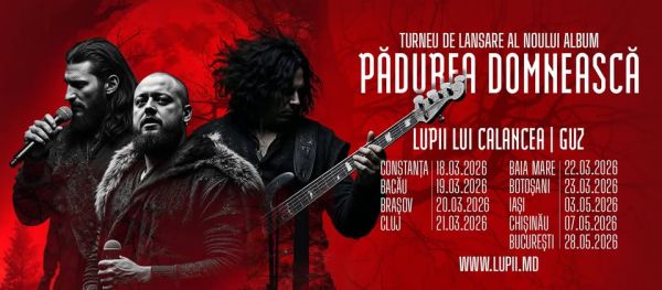 Lupii lui Calancea & GUZ - Pădurea Domnească - turneu de lansare a noului album