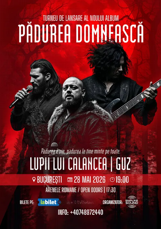 Lupii lui Calancea & Guz– Turneu Național de Lansare: „Pădurea Domnească”