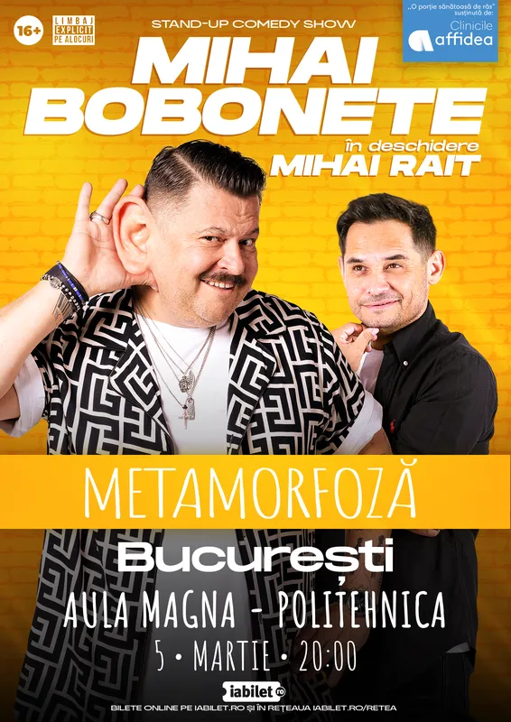 Mihai Bobonete - Metamorfoză - Turneu National 2026