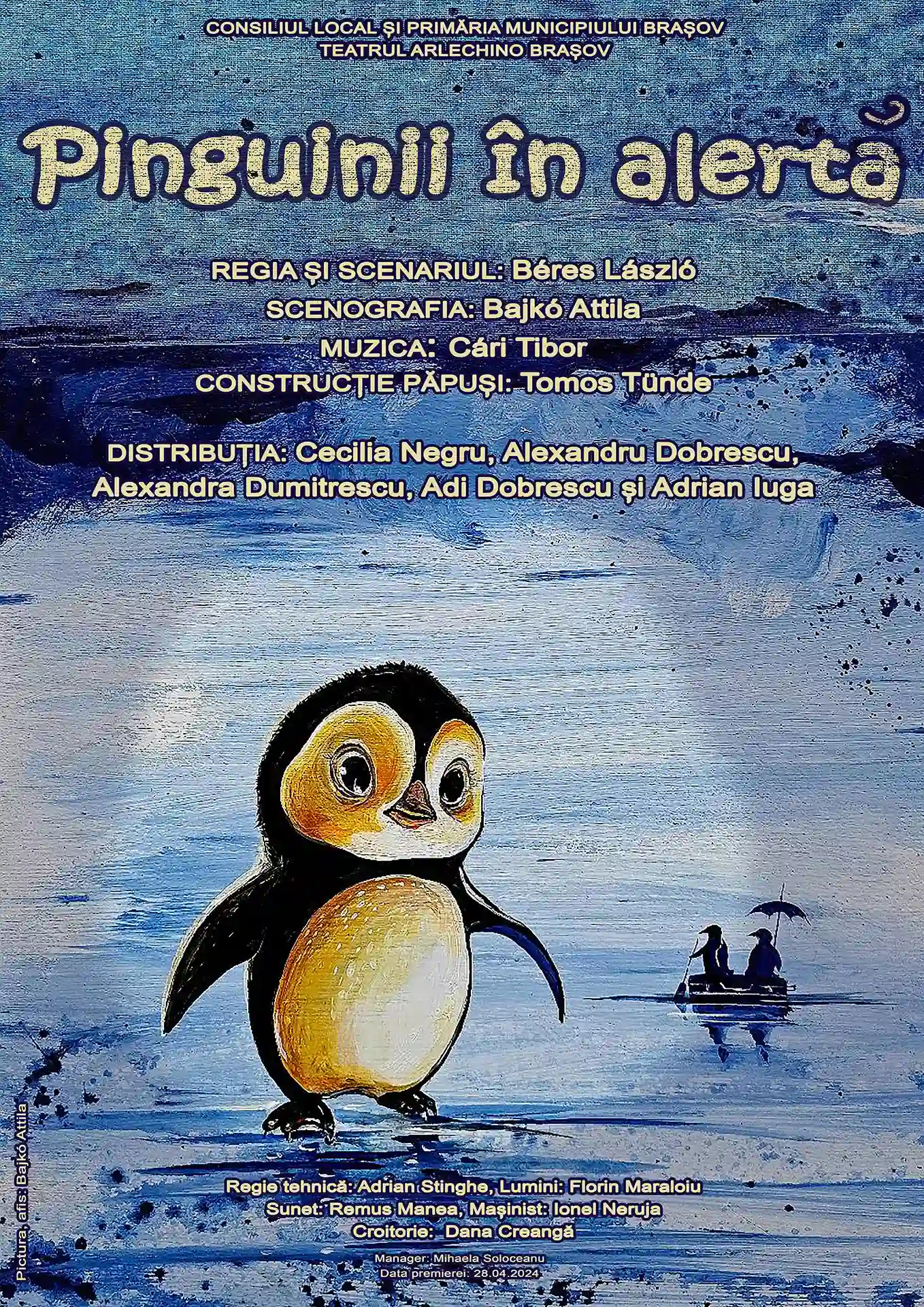 Spectacolul "PINGUINII ÎN ALERTĂ"