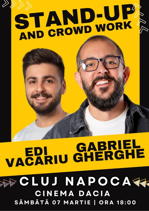 Stand Up & Crowd Work | Gabriel Gherghe și Edi Vacariu