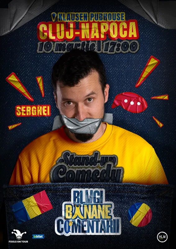 Stand-Up politic cu SERGHEI - "Blugi, banane, comentarii"