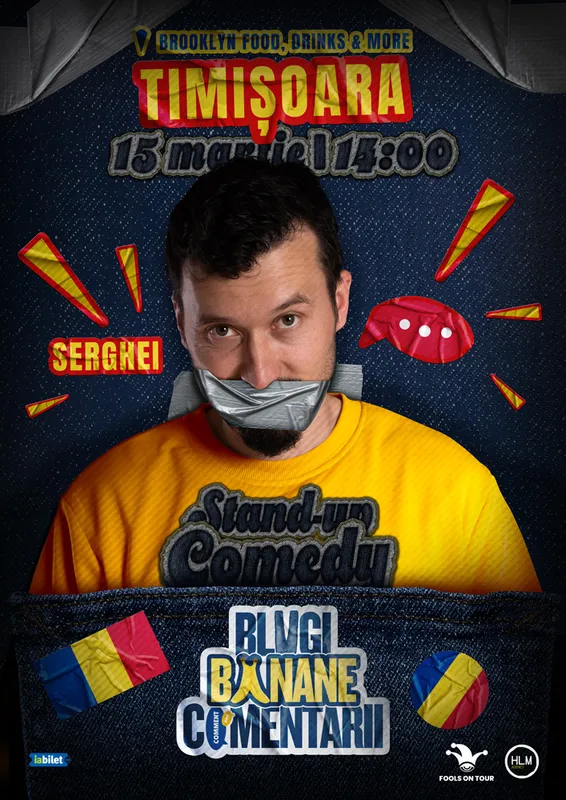 Stand-Up politic cu SERGHEI - "Blugi, banane, comentarii"