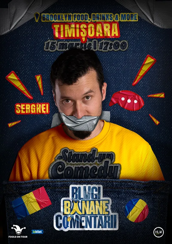 Stand-Up politic cu SERGHEI - "Blugi, banane, comentarii"