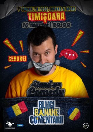Stand-Up politic cu SERGHEI - "Blugi, banane, comentarii"
