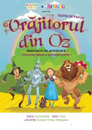 Vrăjitorul din Oz | Spectacol de teatru pentru copii