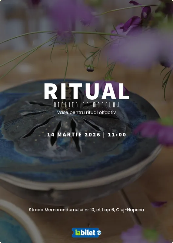 Ritual - atelier de modelat vase pentru ritual olfactiv