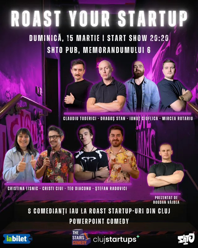 The Stairs Comedy: Roast Your Startup