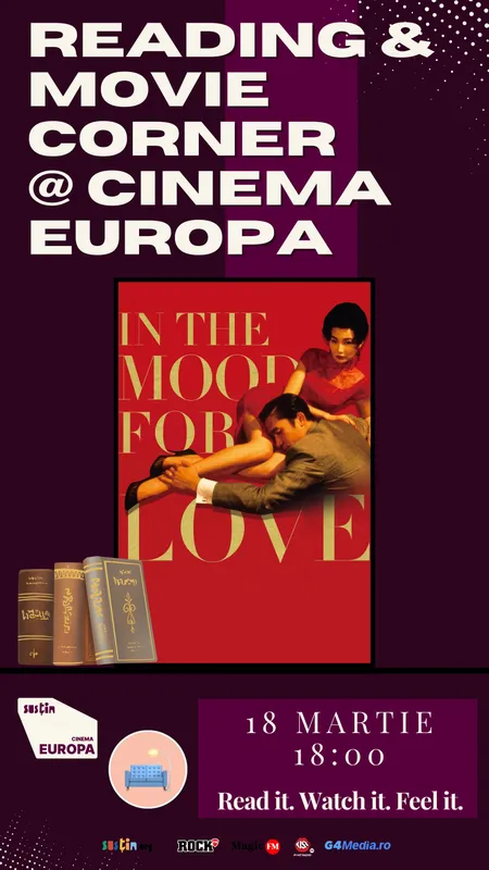Reading & movie corner proiectie " In the mood for love"