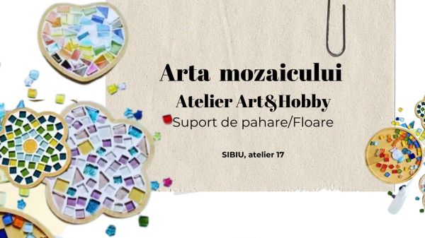 Atelier de mozaic Art & Hobby. Suport de pahare