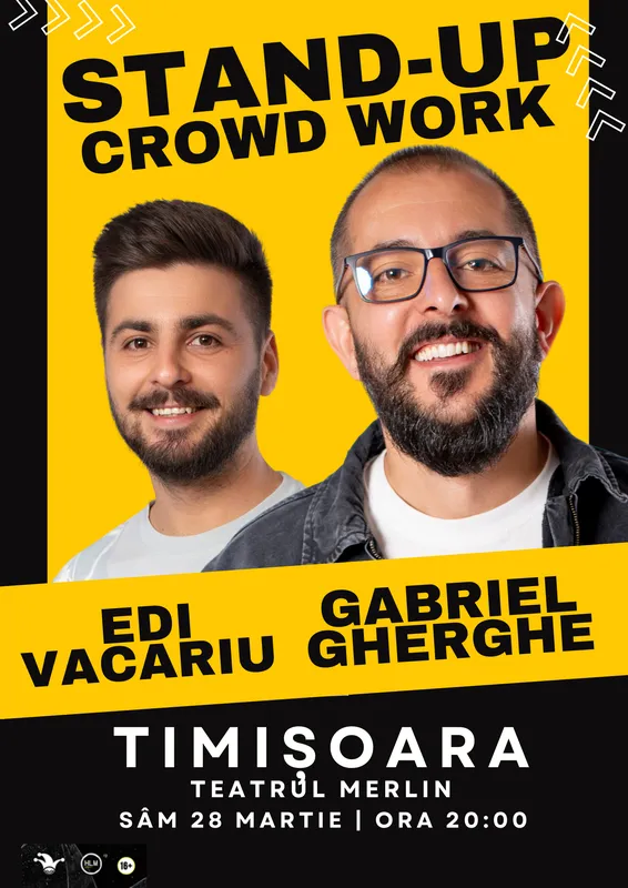Stand Up & Crowd Work | Gabriel Gherghe și Edi Vacariu