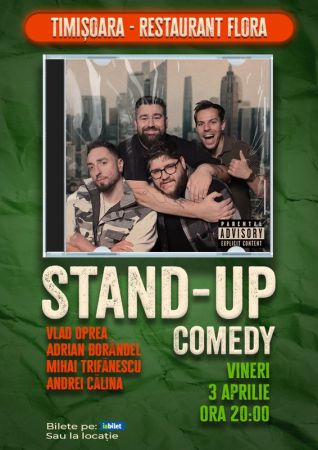 Stand-up Comedy cu Oprea, Borândel, Trifănescu și Călina