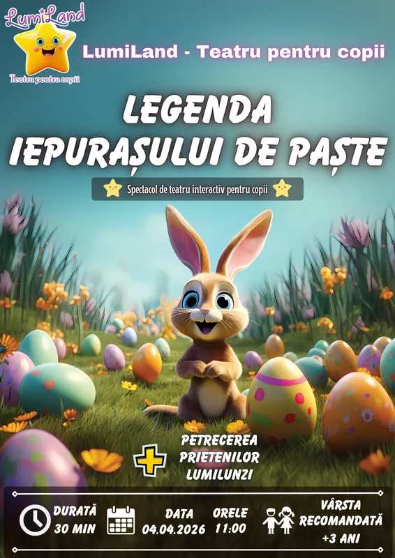 Legenda Iepurașului de Paște - Teatru pentru copii