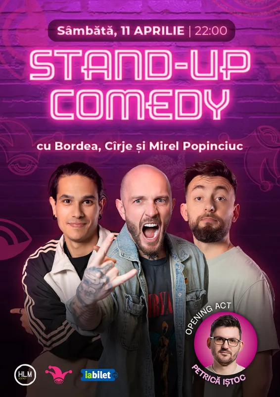 Stand-up comedy cu Bordea, Cîrje și Mirel Popinciuc