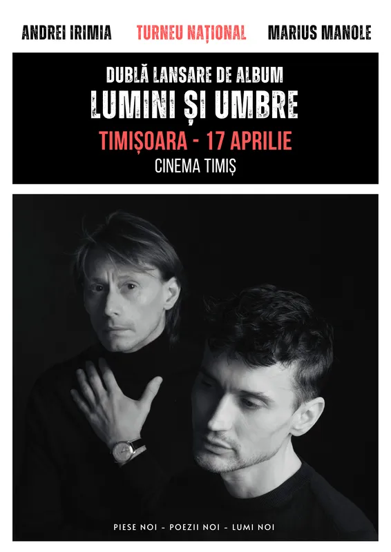 Andrei Irimia x Marius Manole - Dublă lansare de album | Lumini și Umbre