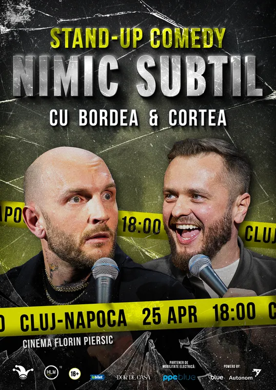 Stand-Up Comedy cu Bordea & Cortea - "Nimic subtil"