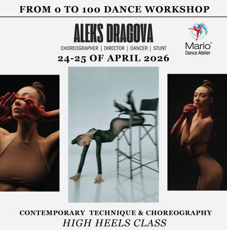 Workshop dans contemporan & high heels "From 0 to 100 cu Aleksandra Dragova"