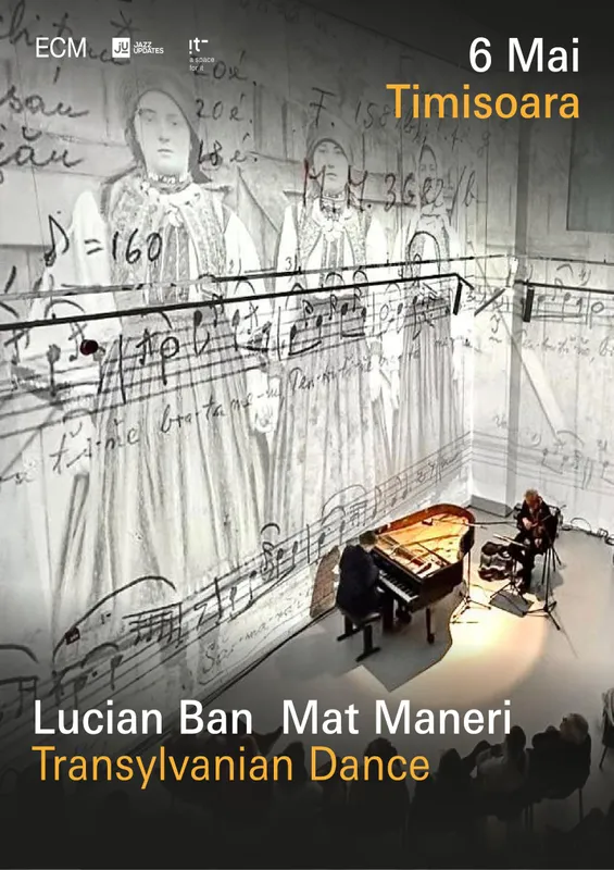 Concert jazz: Transylvanian Dance Lucian Ban & Mat Maneri