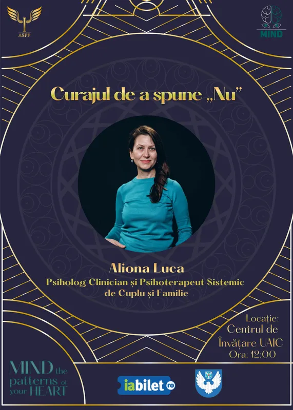 MIND - Workshop: Curajul de a spune „Nu”