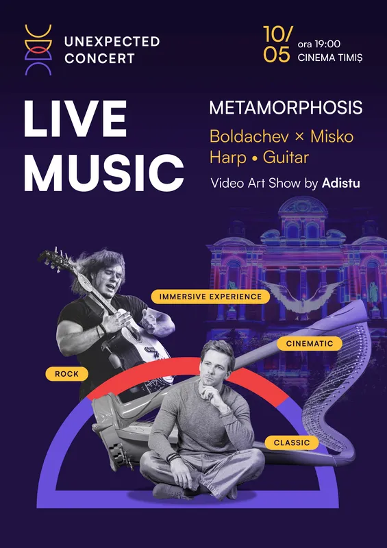 METAMORPHOSIS: Boldachev & Misko | Harp ~ Guitar