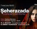 Șeherazada: Concert cu Gianluca Marciano, Sebastian Tegzeșiu și orchestra Filarmonicii Brașov