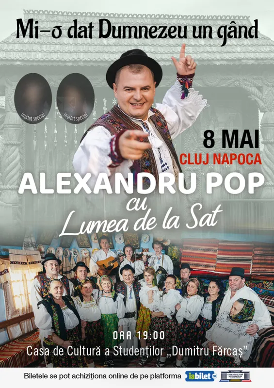 Concert Alexandru Pop - Spectacol “Mi-o dat Dumnezeu un gând”