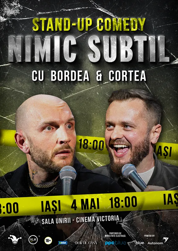 Stand-Up Comedy cu Bordea & Cortea - "Nimic subtil"