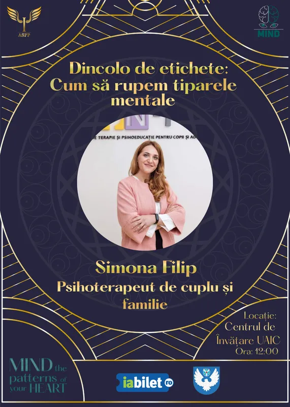 MIND - Workshop: Dincolo de etichete: Cum să rupem tiparele mentale