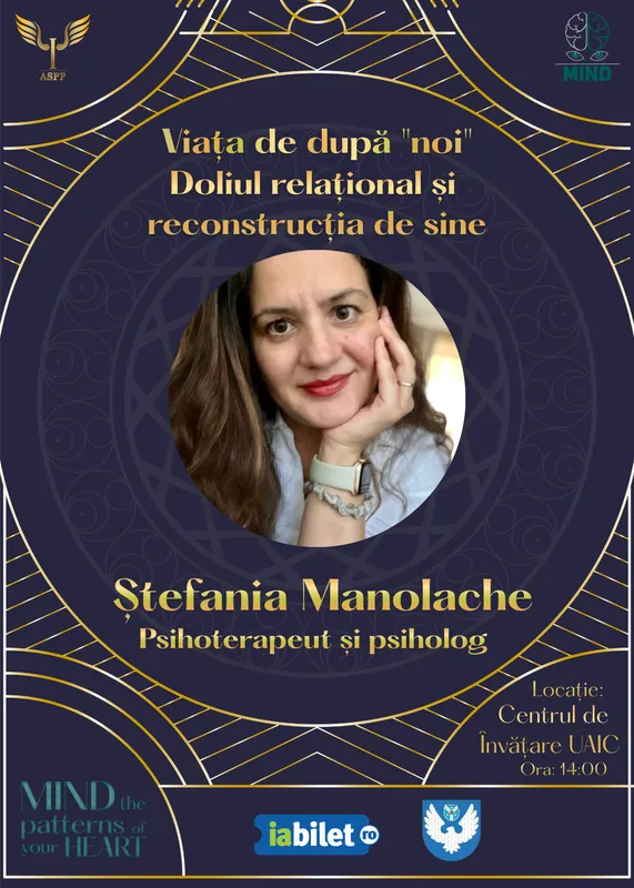 MIND - Workshop: Viața de după "Noi": Doliul relațional și reconstrucția de sine