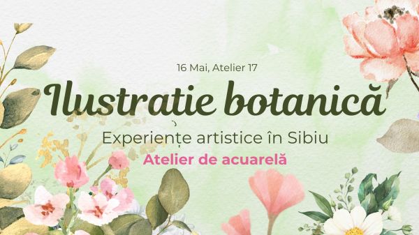 Ilustrație botanică - Atelier de acuarelă