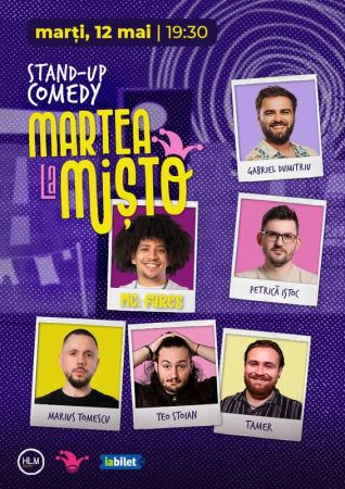 Marțea la Mișto cu Gabriel Dumitriu, Petrică Iștoc, Teo Stoian, Marius Tomescu și Tamer