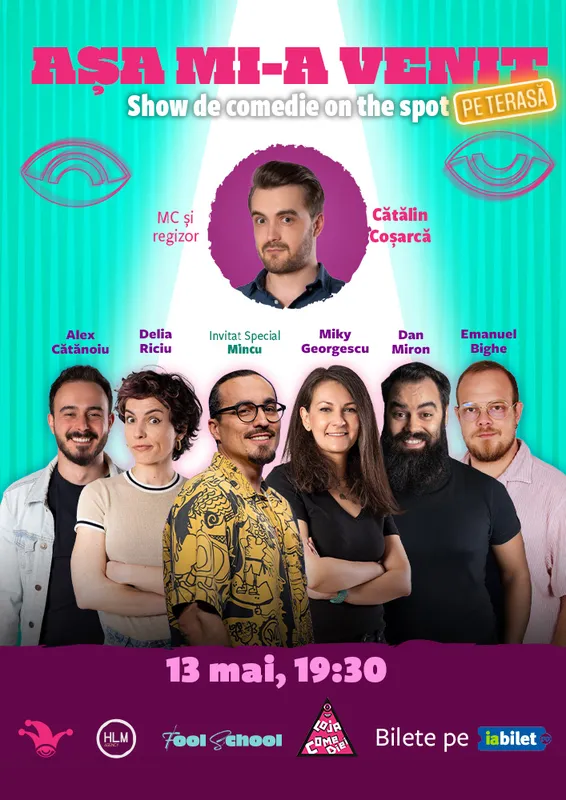 Așa mi-a venit! | Show de comedie on the spot pe terasa