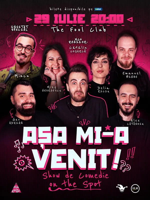 Așa mi-a venit! | Show de comedie on the spot pe terasa