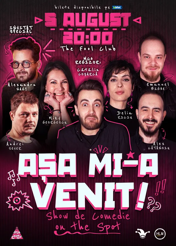 Așa mi-a venit! | Show de comedie on the spot pe terasa