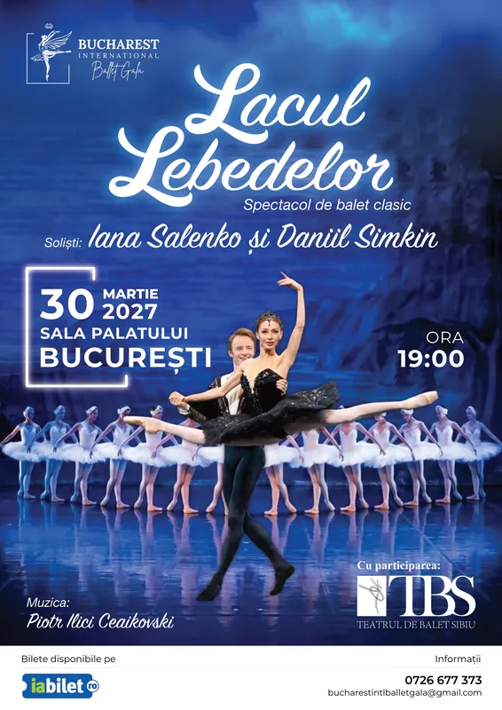 Lacul Lebedelor - spectacol de balet clasic