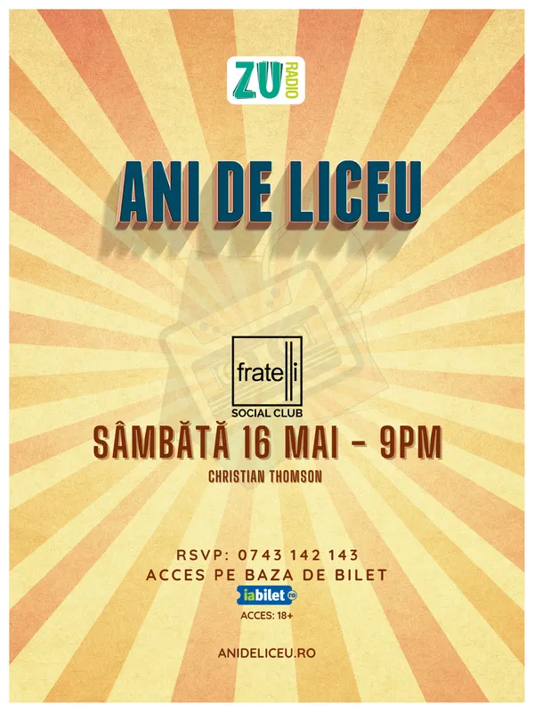 ANI DE LICEU